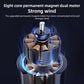 Three-speed colorful lights Fan